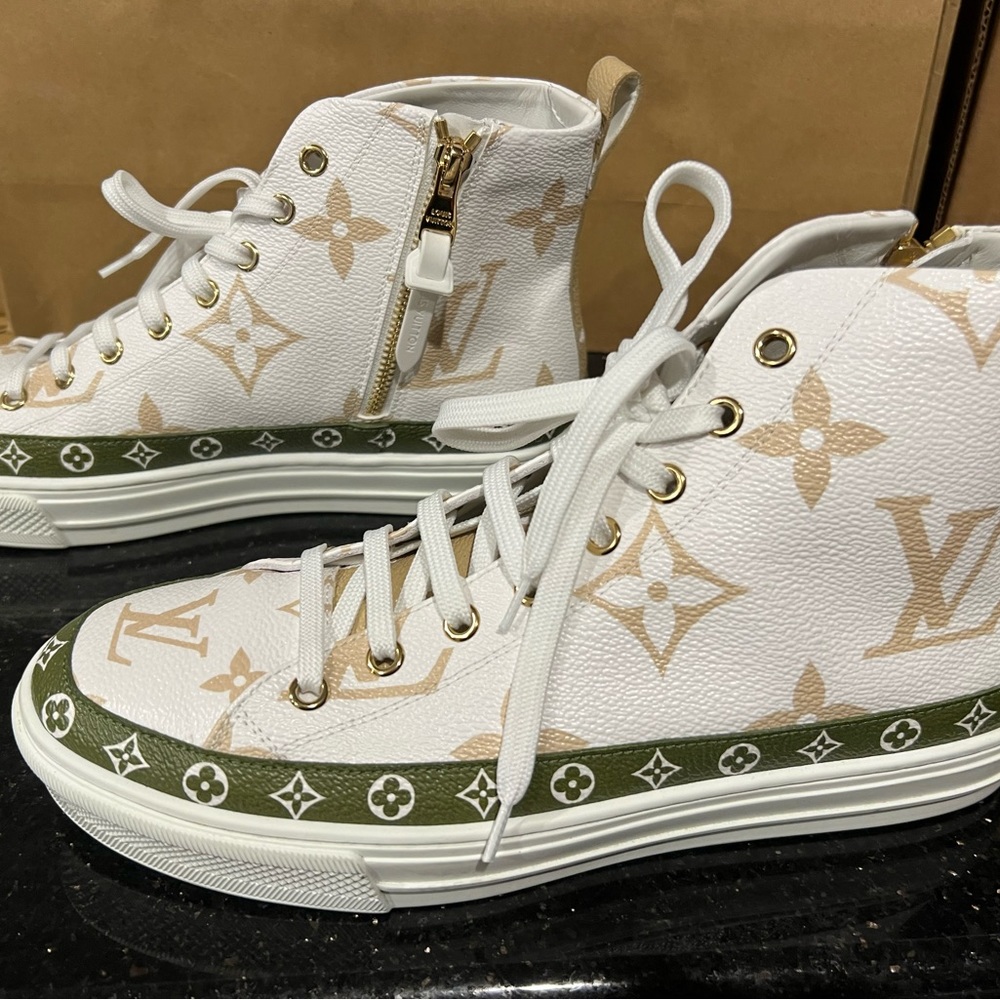 Louis Vuitton Monogram Canvas Stellar Sneaker women size 38 1/2